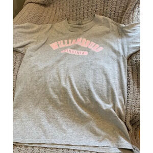 Women's Williamsburg Grey T-shirt Size Large Grey w/Pink